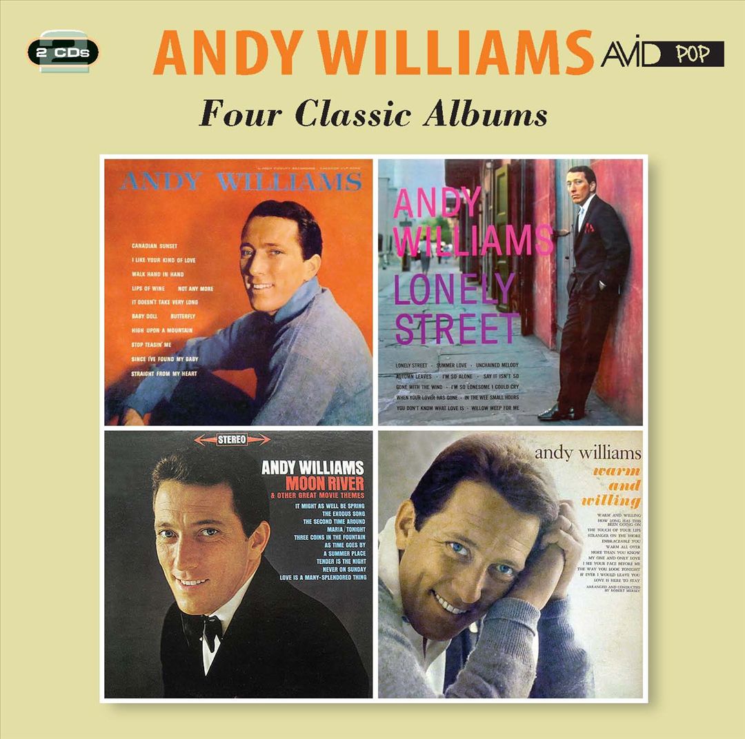 Andy Williams/Lonley Street/Moon River cover art