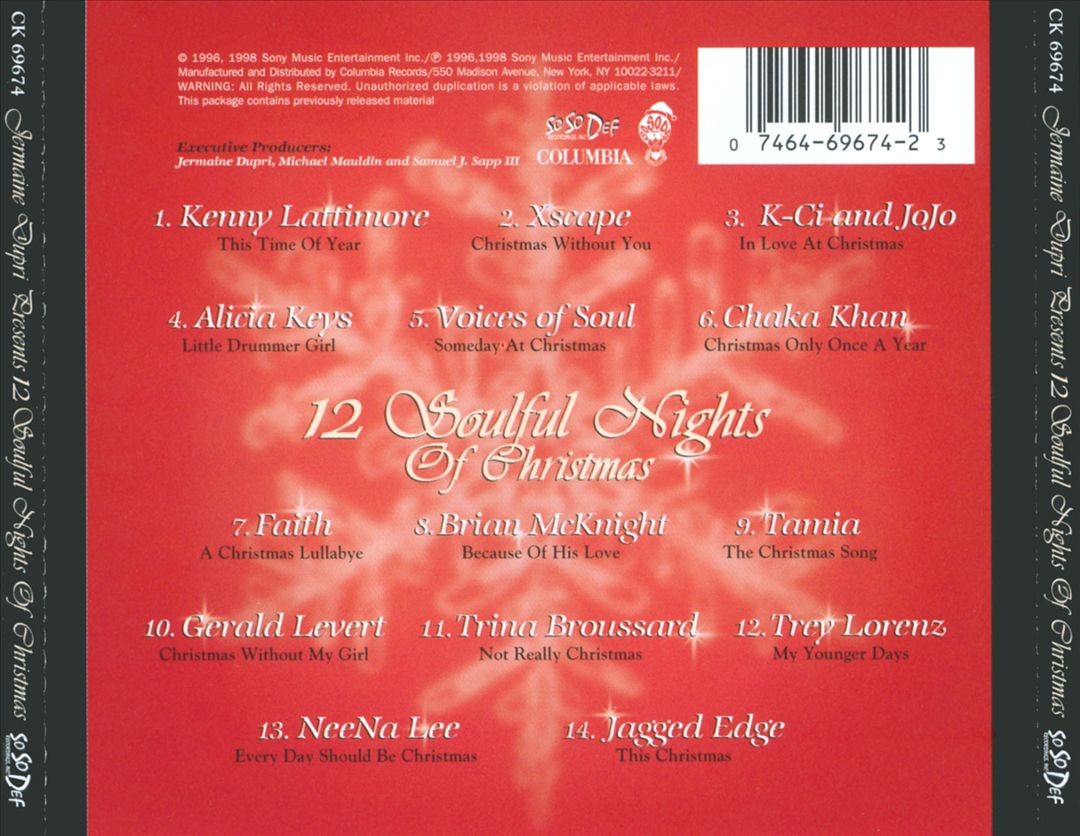 Jermaine Dupri Presents: Soulful Nights of Christmas cover art
