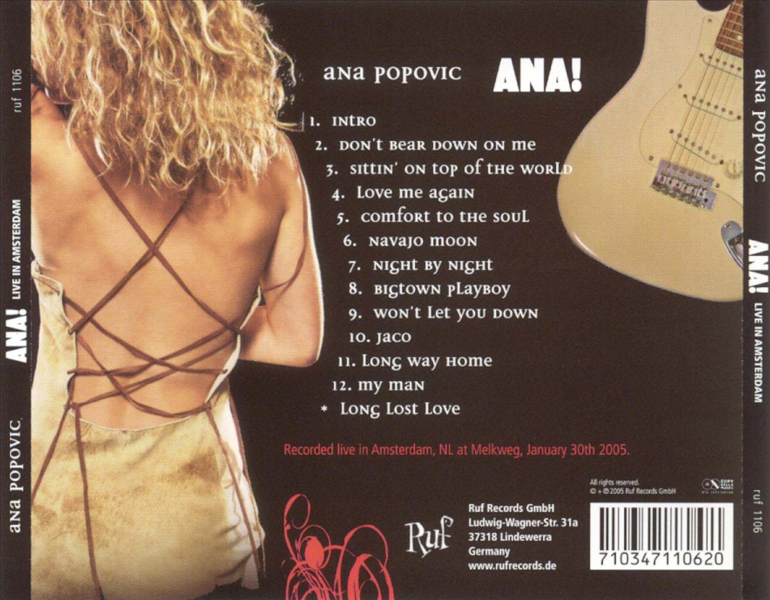 Ana! Live in Amsterdam cover art