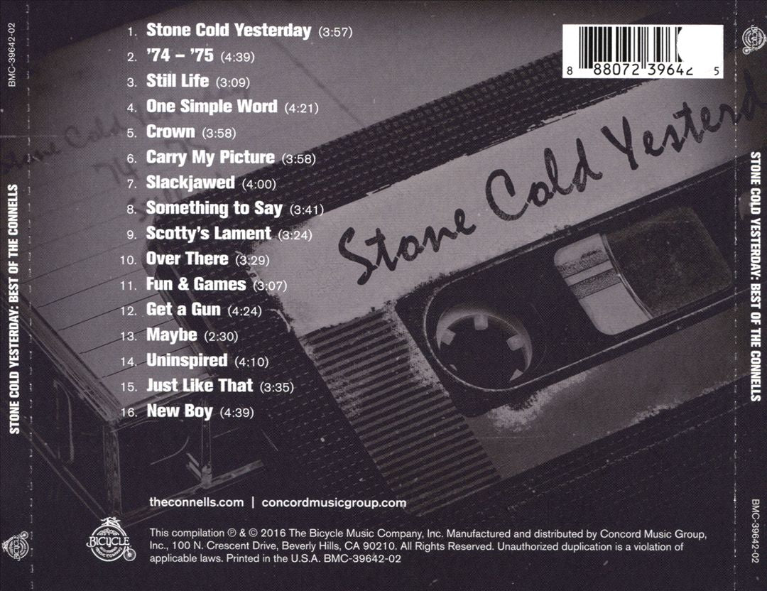 Stone Cold Yesterday: The Best of the Connells cover art