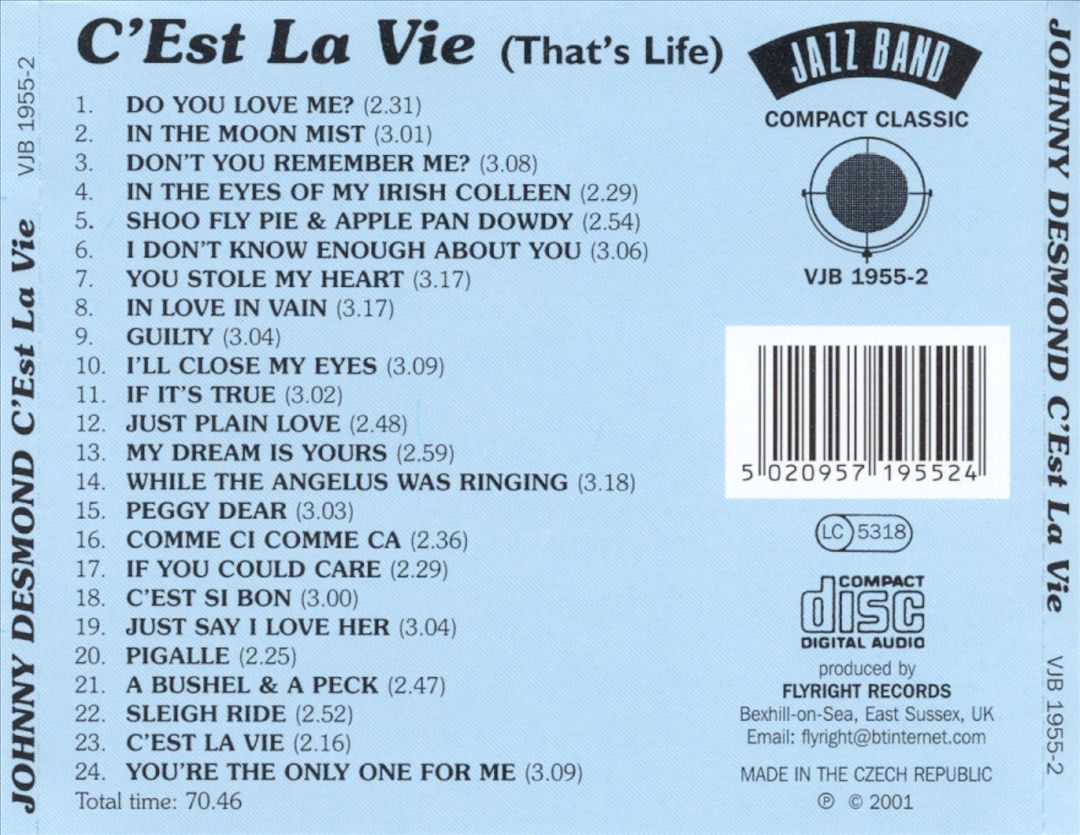 C'Est la Vie (That's Life) cover art