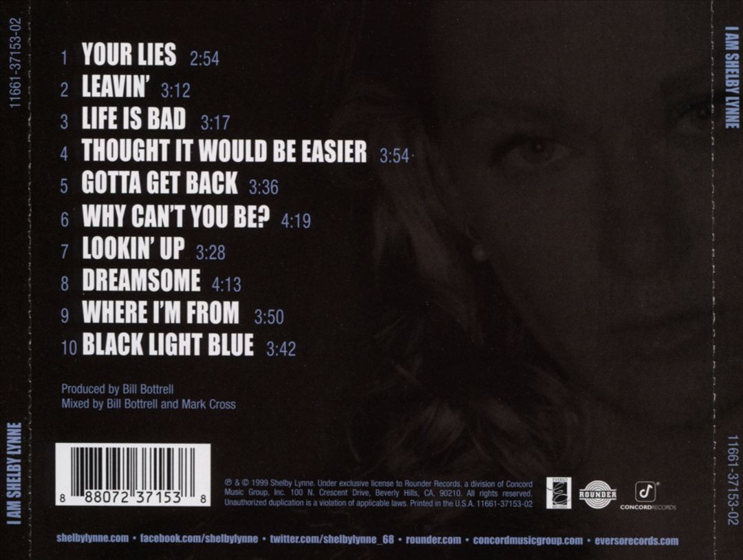I Am Shelby Lynne cover art