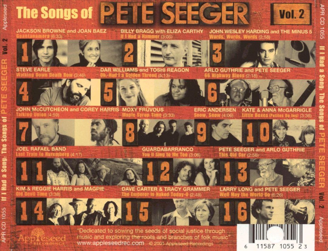 If I Had a Song: The Songs of Pete Seeger, Vol. 2 cover art