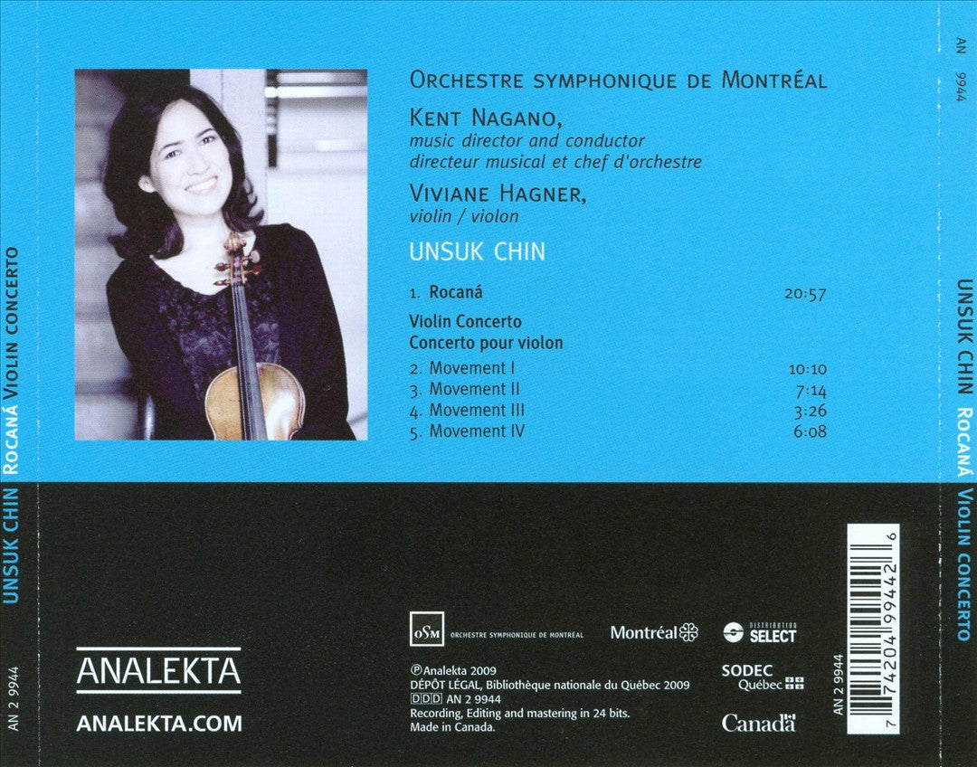 Unsuk Chin: Rocaná; Violin Concerto cover art