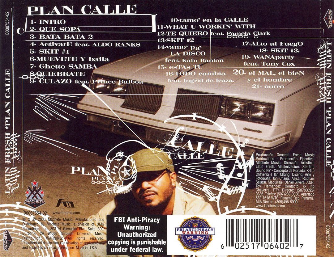 Plan Calle cover art