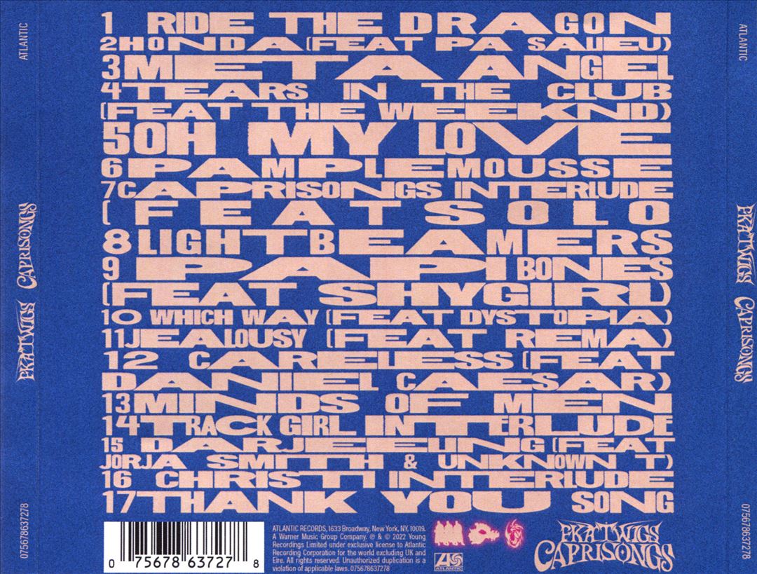 Caprisongs cover art