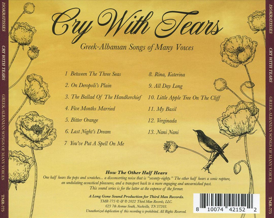 Cry with Tears: Greek-Albanian Songs of Many Voices  cover art