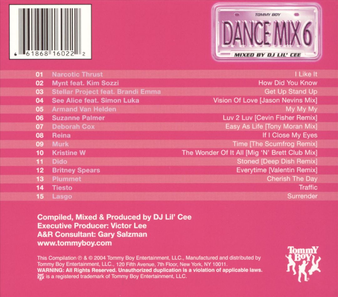 Dance Mix New York City, Vol. 6 cover art