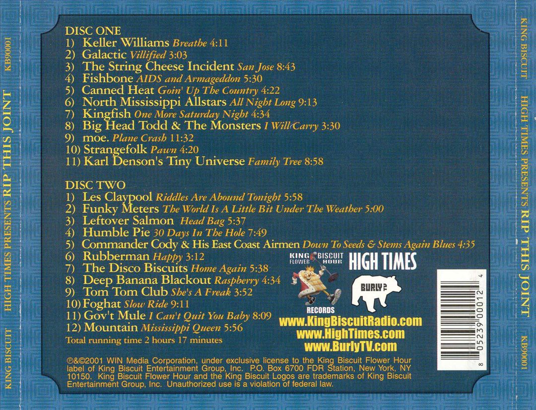 High Times Presents Rip This Joint cover art