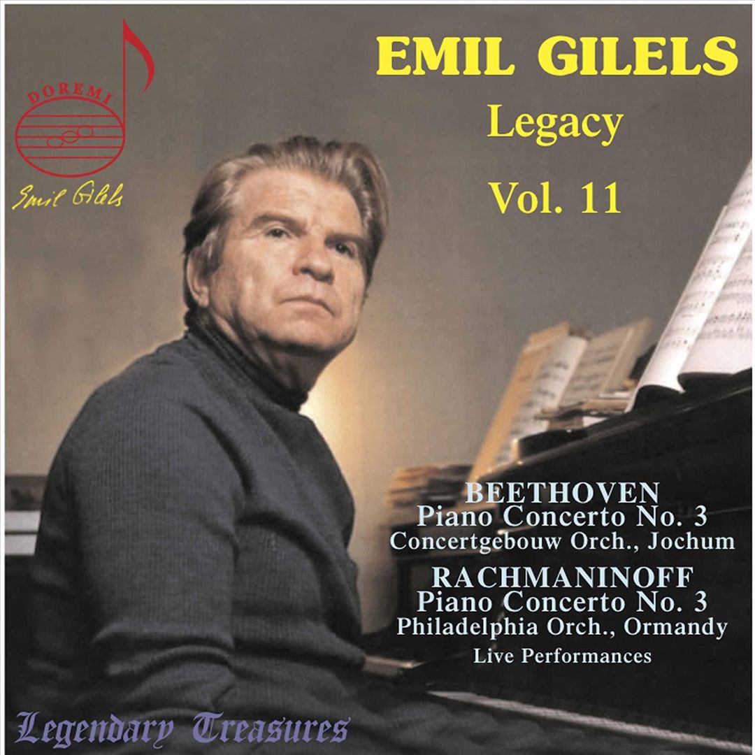 Emil Gilels Legacy, Vol. 11: Beethoven, Rachmaninov cover art