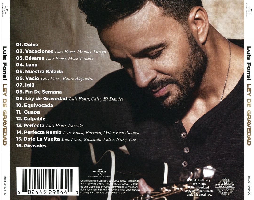 Ley de Gravedad cover art