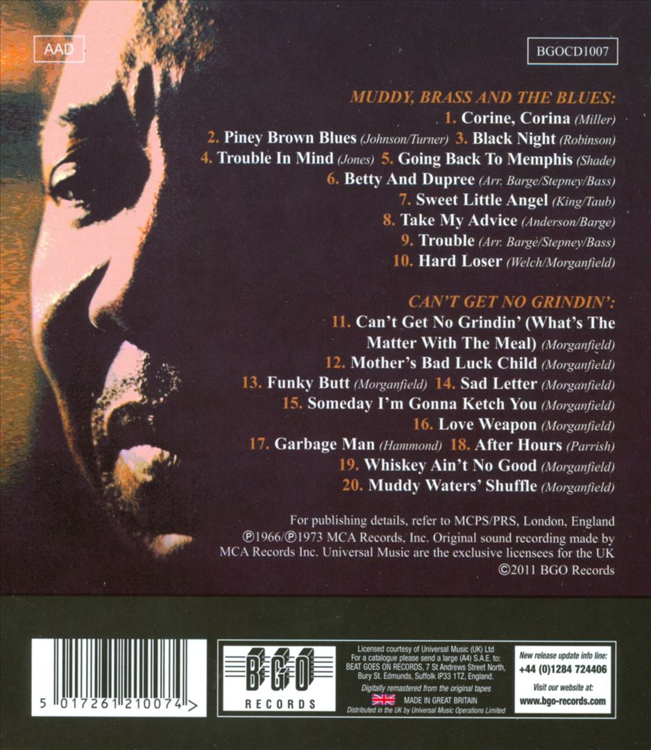 Muddy, Brass and the Blues/Can't Get No Grindin' cover art