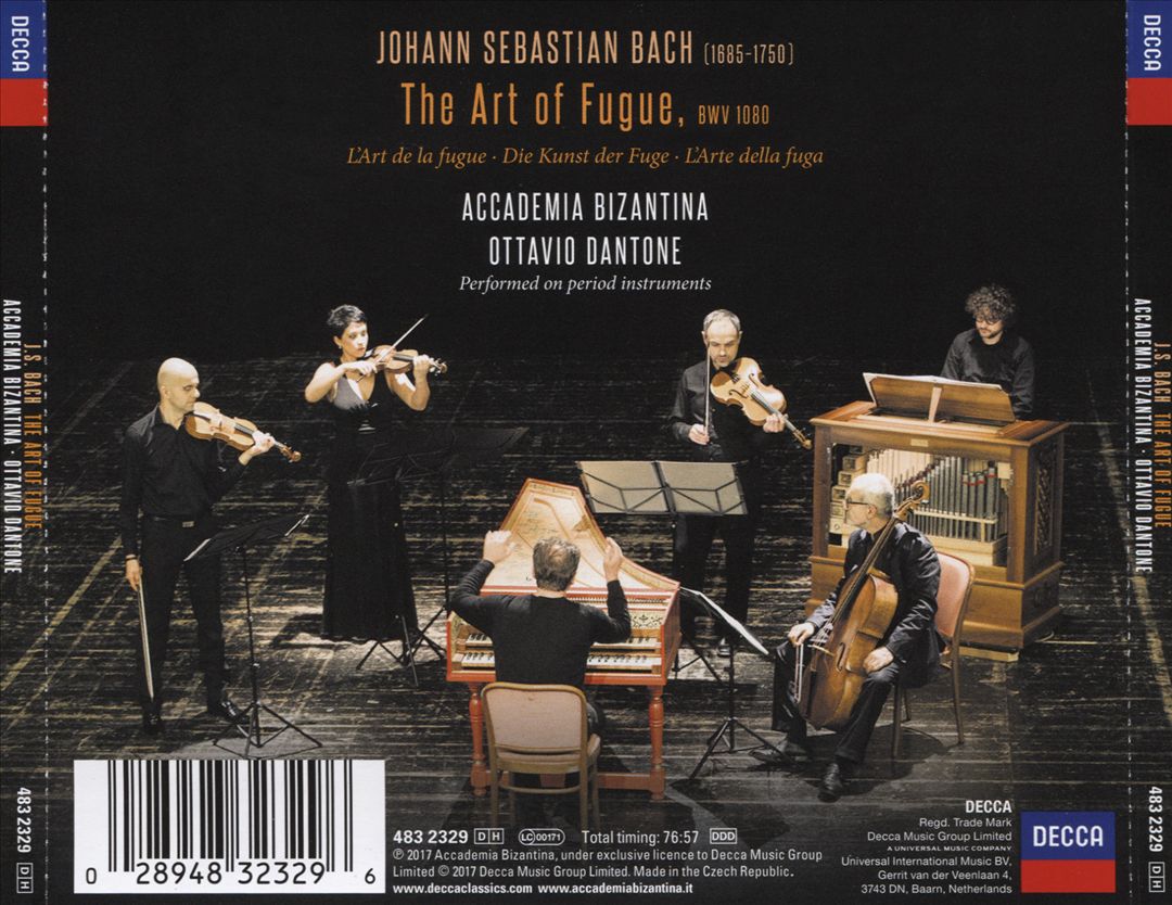 Bach: The Art of Fugue cover art