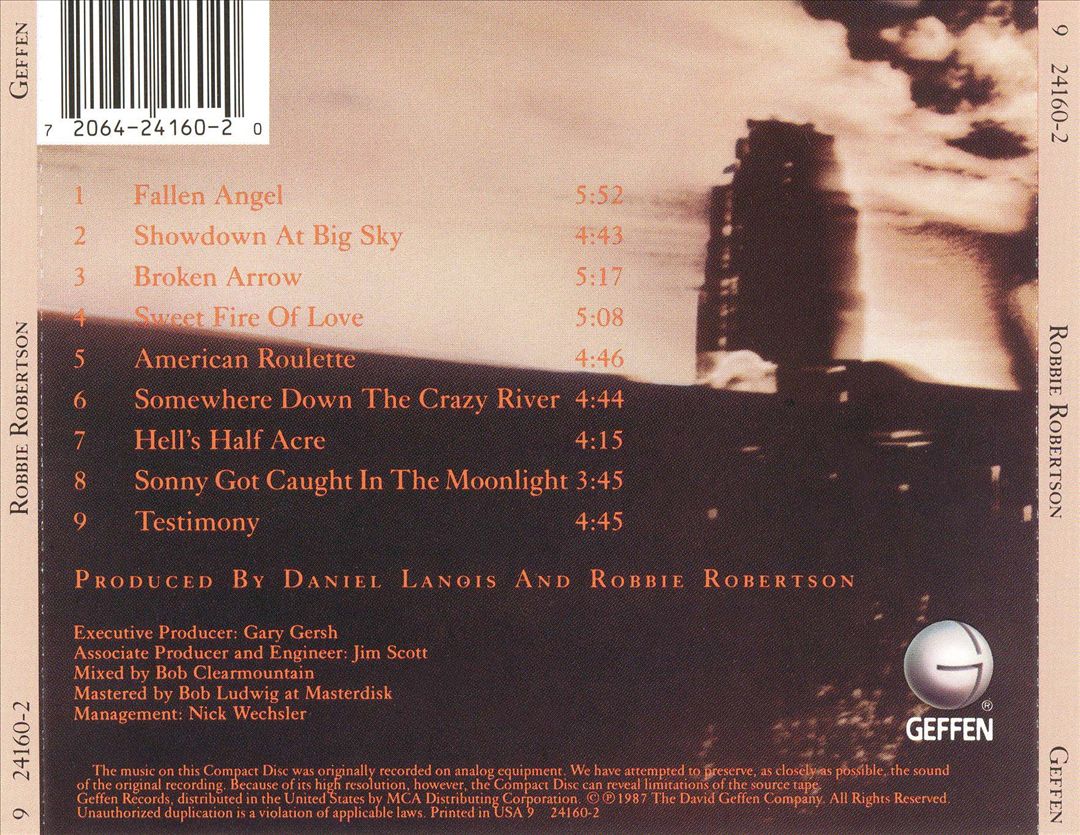 Robbie Robertson cover art