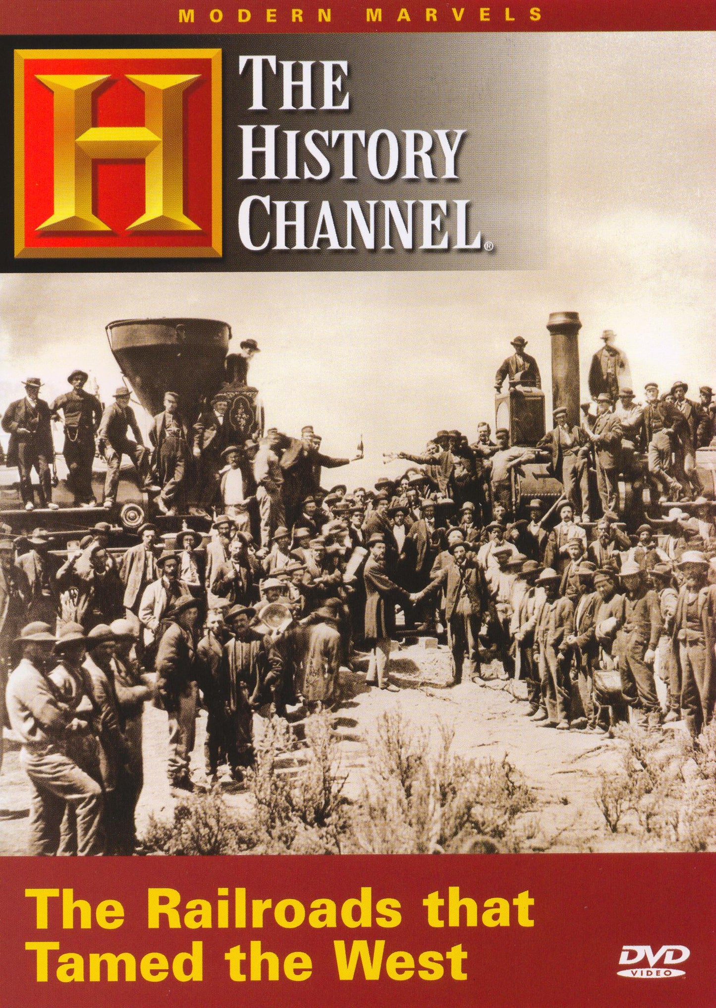 Modern Marvels: The Railroads That Tamed the West cover art