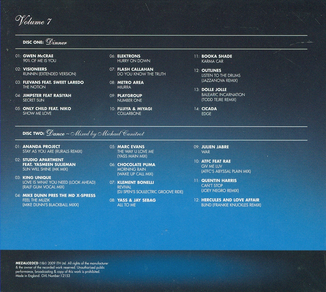 Mezzanine de l'Alcazar, Vol. 7 cover art