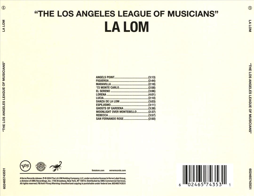 Los Angeles League Of Musicians cover art