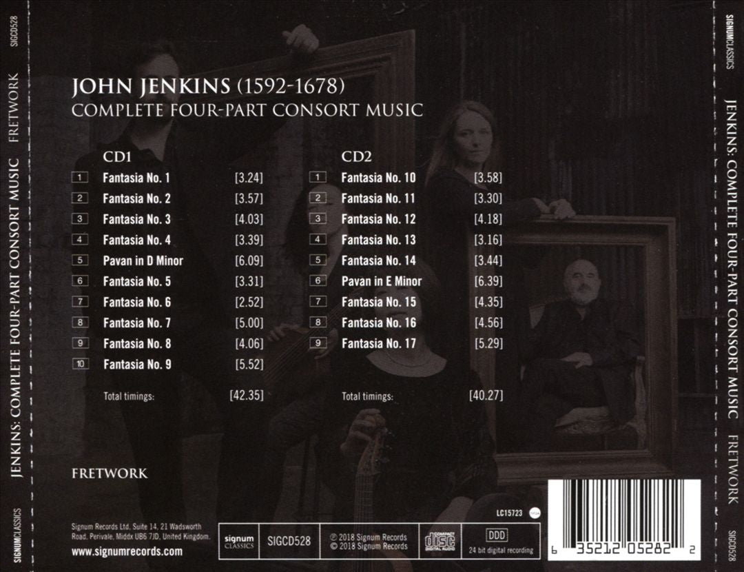 John Jenkins: Complete Four-Part Consort Music cover art
