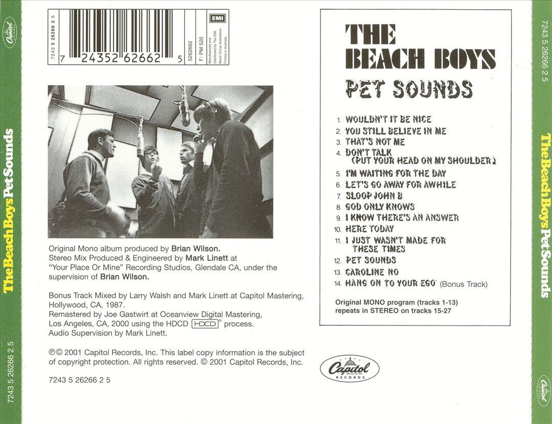 Pet Sounds [Mono + Stereo] cover art