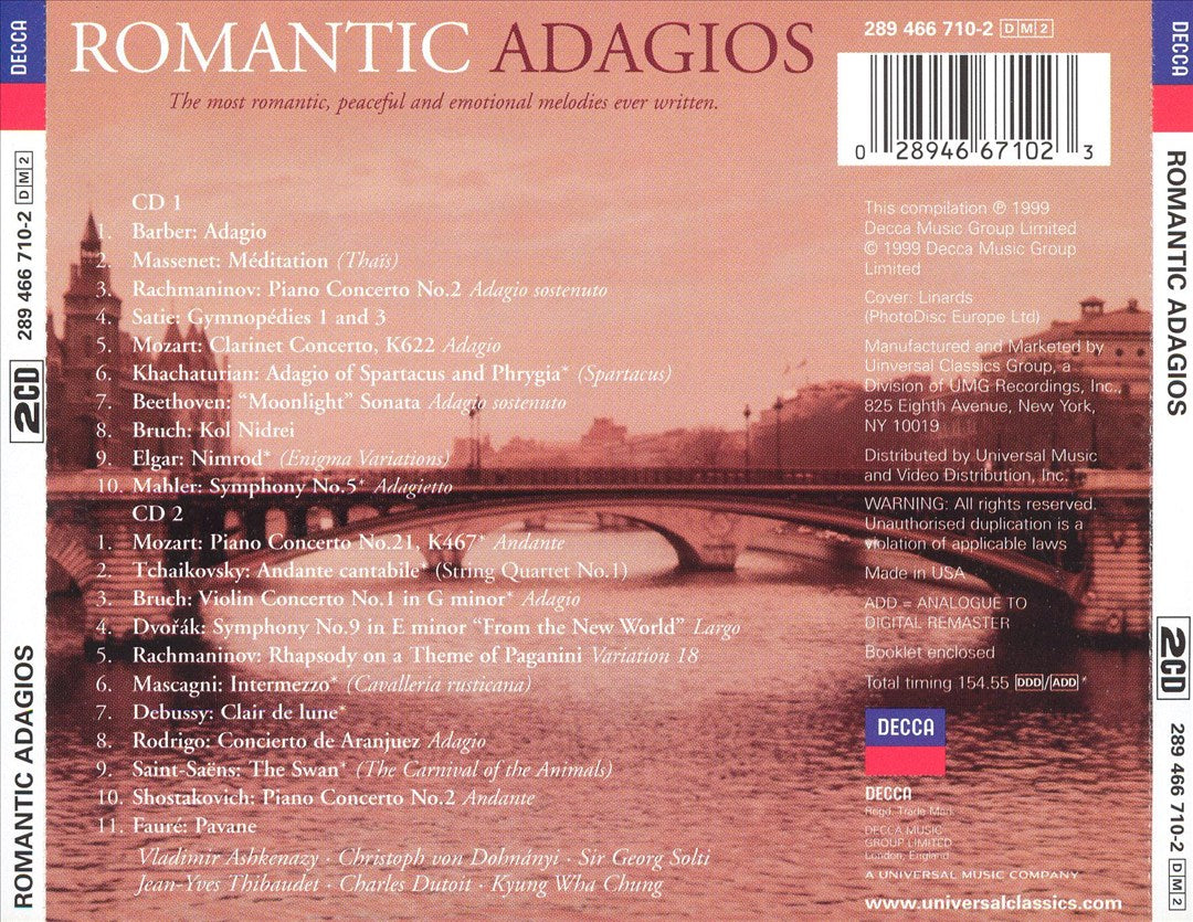 Romantic Adagios cover art