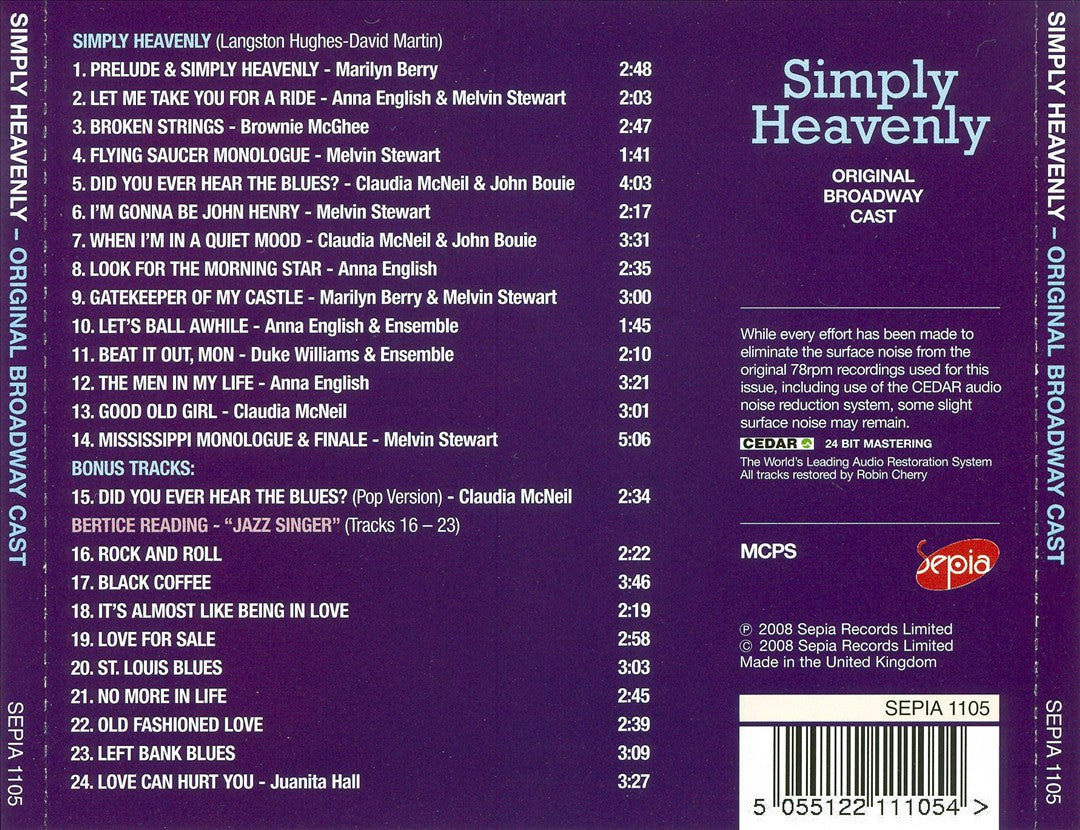Simply Heavenly [Bonus Tracks] cover art