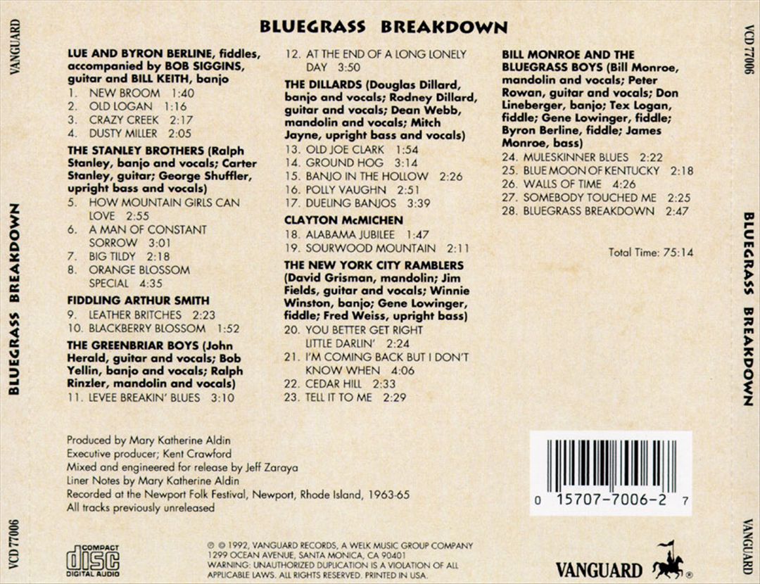 Bluegrass Breakdown cover art