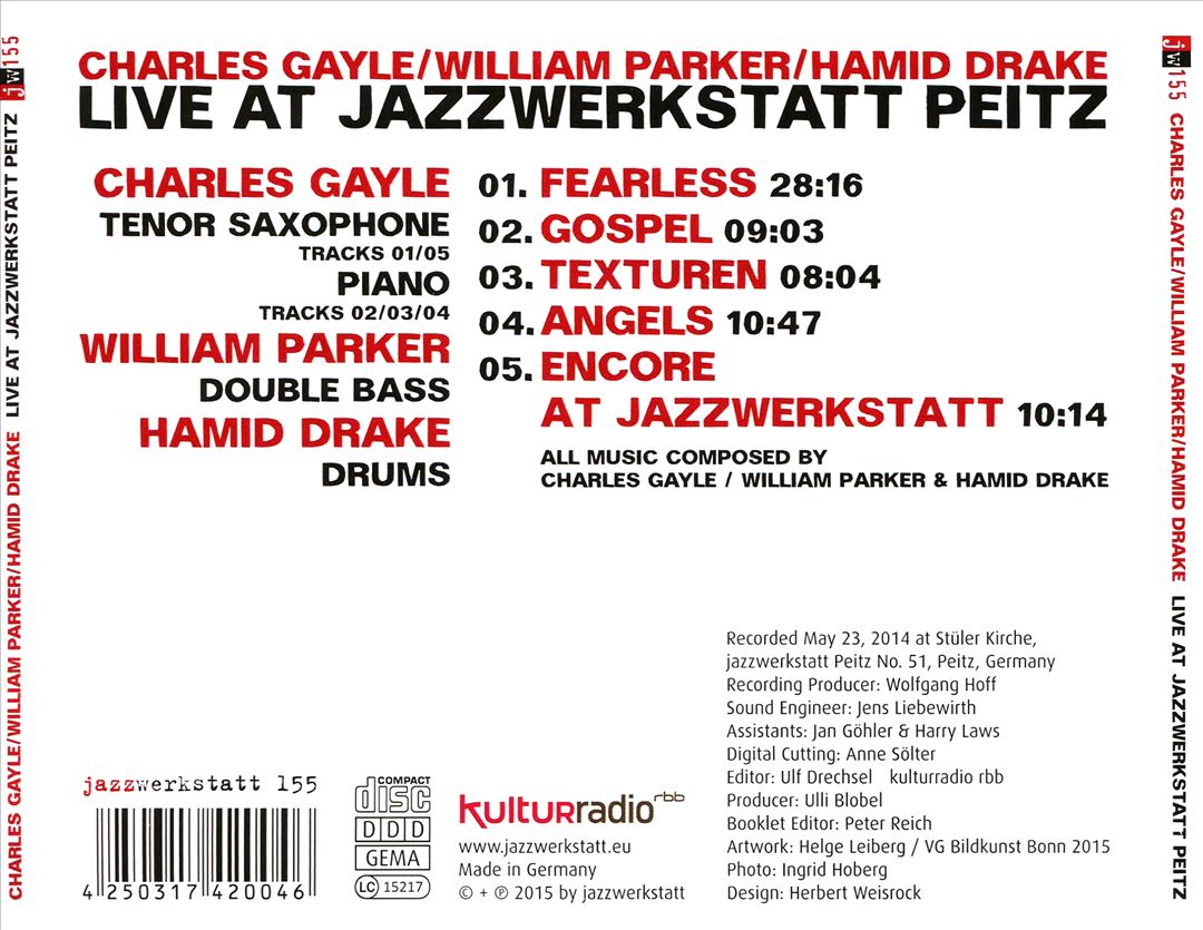 Live at Jazzwerkstatt Peitz cover art