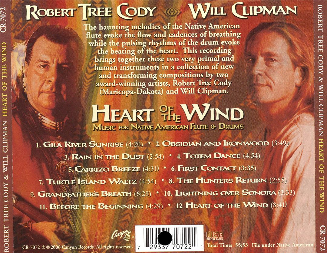 Heart of the Wind: Music for Native American Flute & Drums cover art