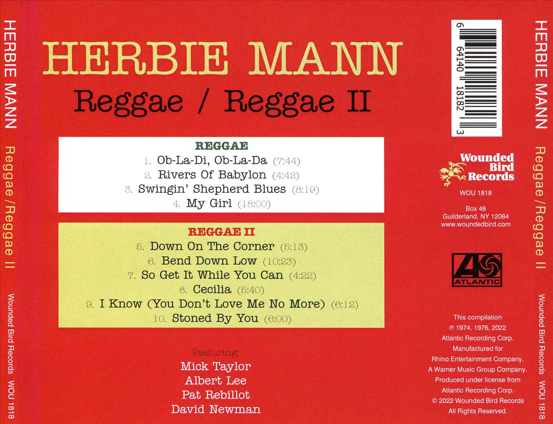 Reggae/Reggae II cover art