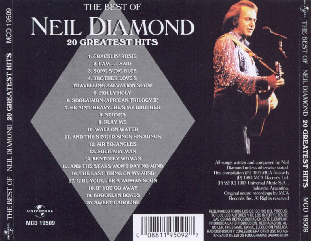 Best of Neil Diamond [Spectrum/Universal] cover art