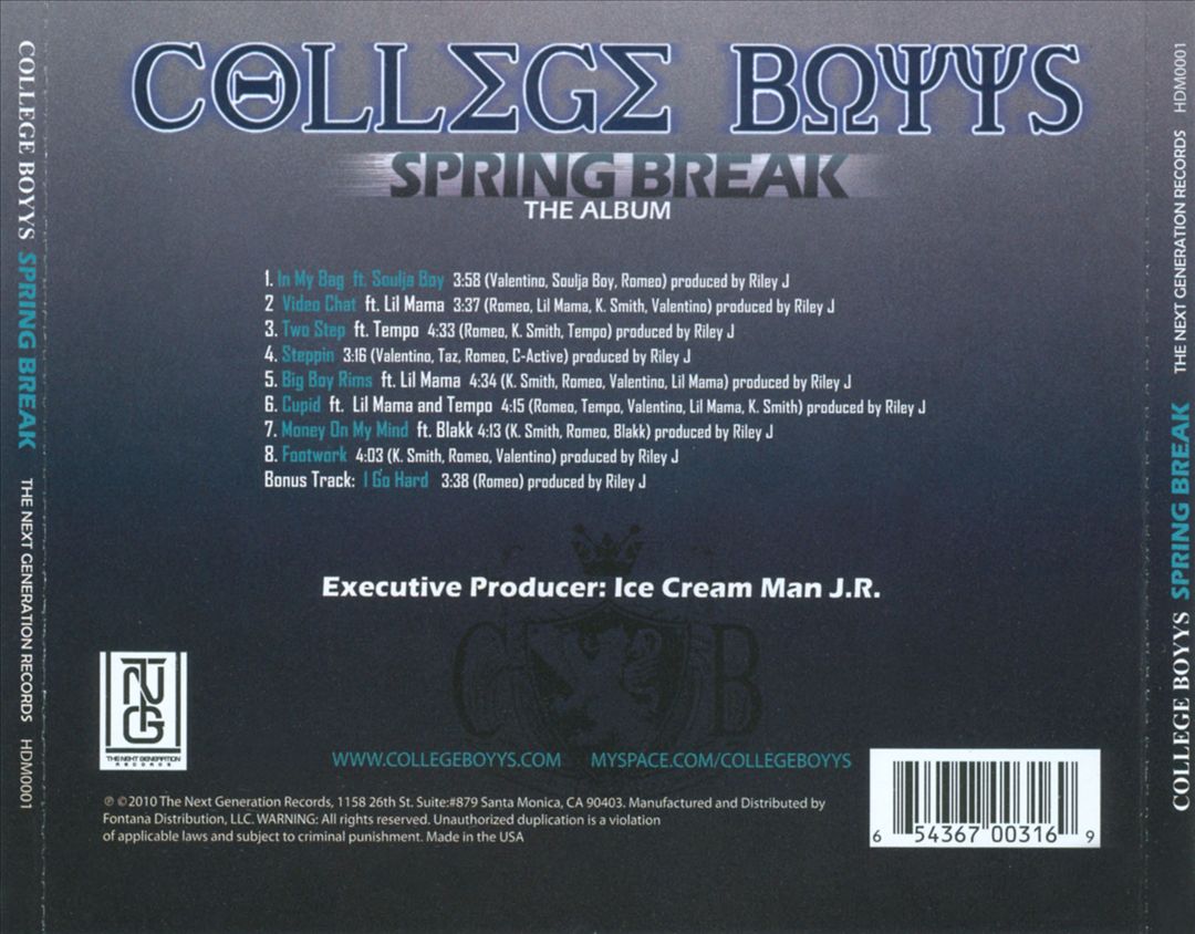 Spring Break cover art