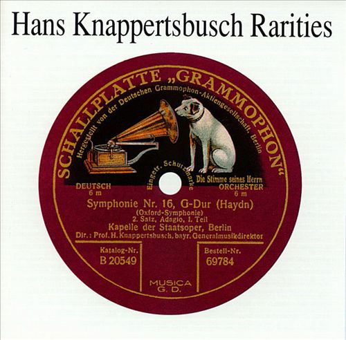 Hans Knappertsbusch Rarities cover art