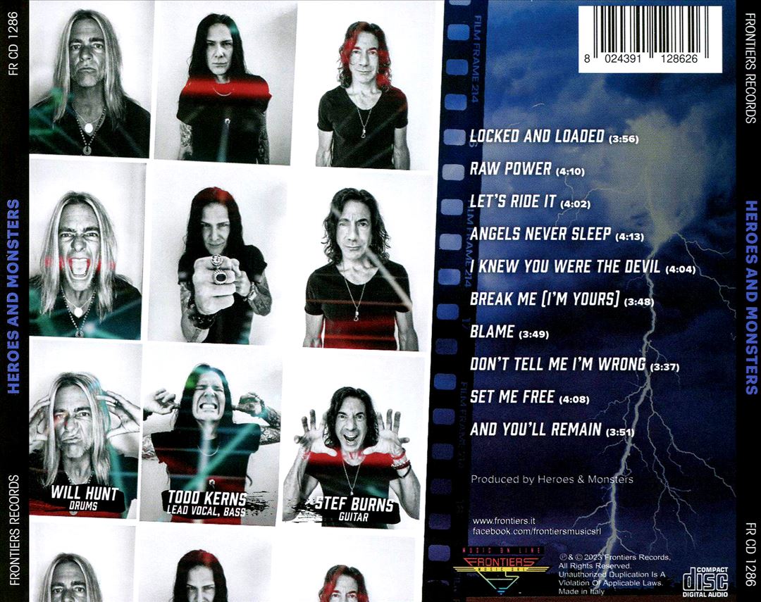 Heroes and Monsters cover art