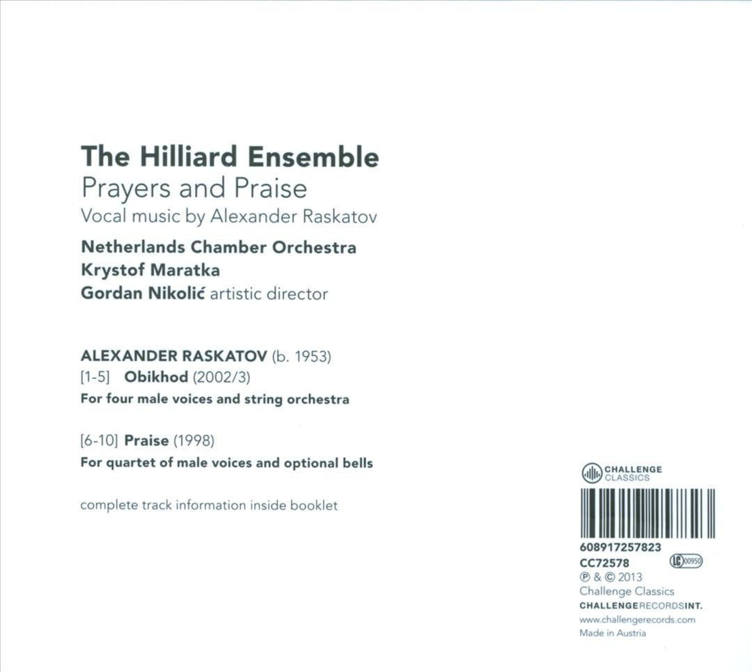 Prayers and Praise: Vocal Music by Alexander Raskatov cover art