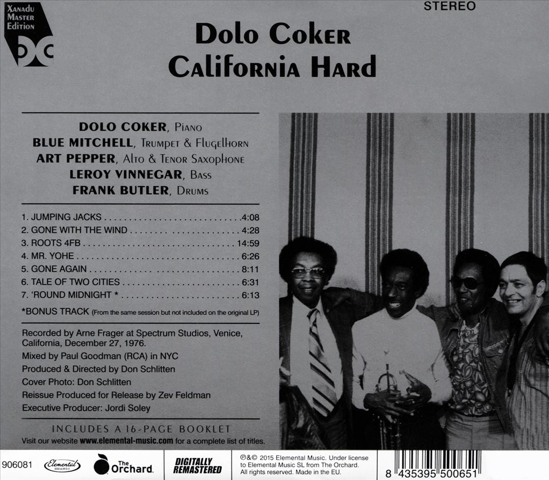 California Hard cover art