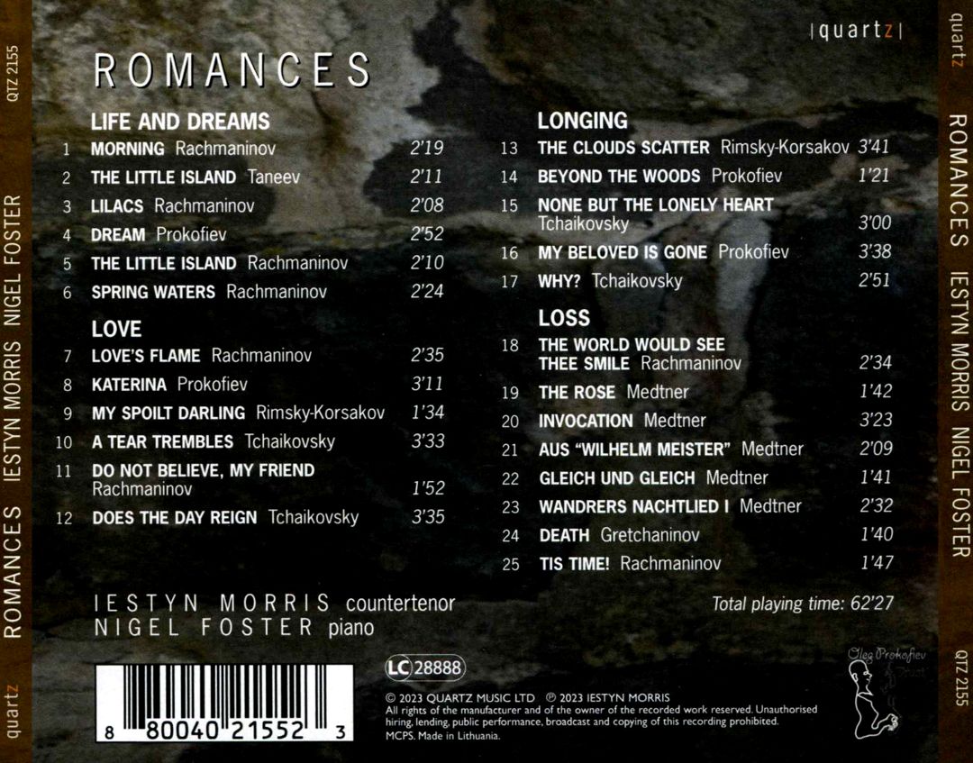 Romances cover art