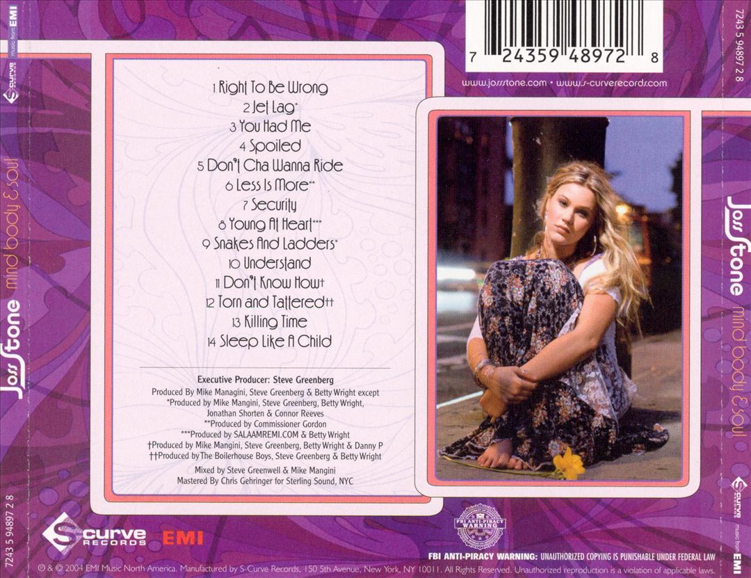 Mind, Body & Soul cover art