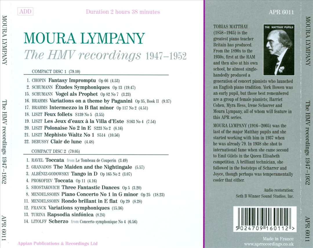 HMV Recordings, 1947-1952 cover art
