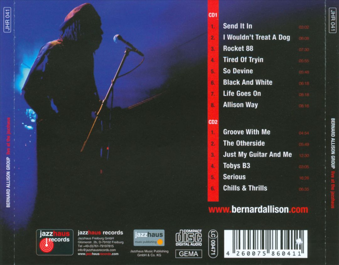 Live at the Jazzhaus cover art