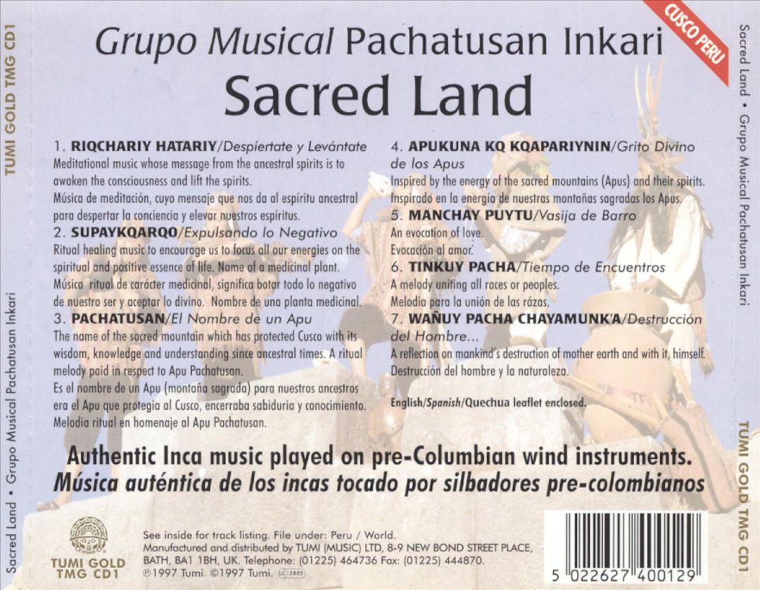 Sacred Land cover art