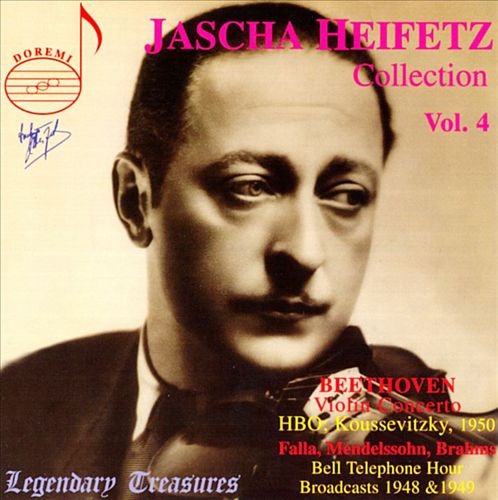 Jascha Heifetz Collection, Vol. 4 cover art