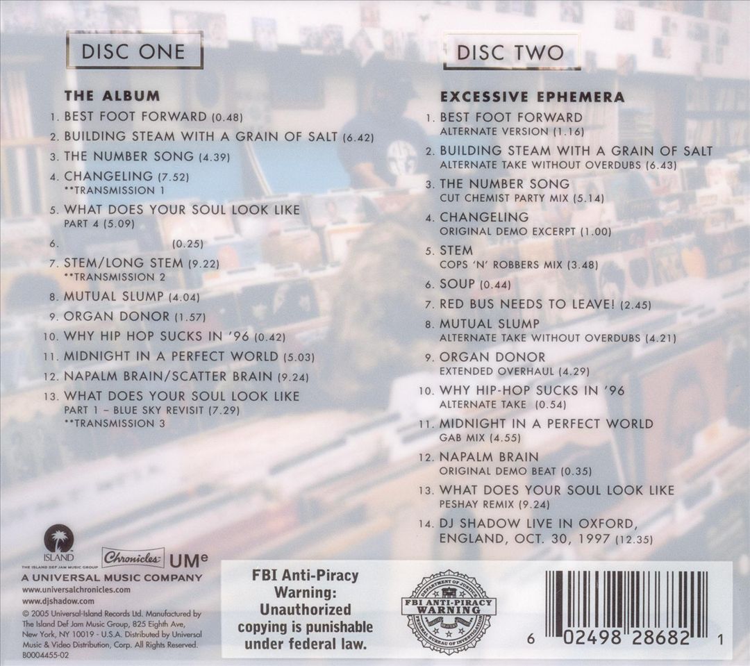 Endtroducing..... [Deluxe Edition] cover art