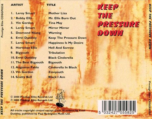 Keep the Pressure Down cover art