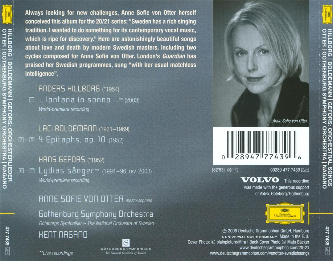 Boldemann, Gefors, Hillborg cover art