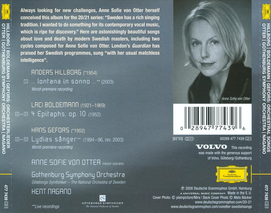 Boldemann, Gefors, Hillborg cover art