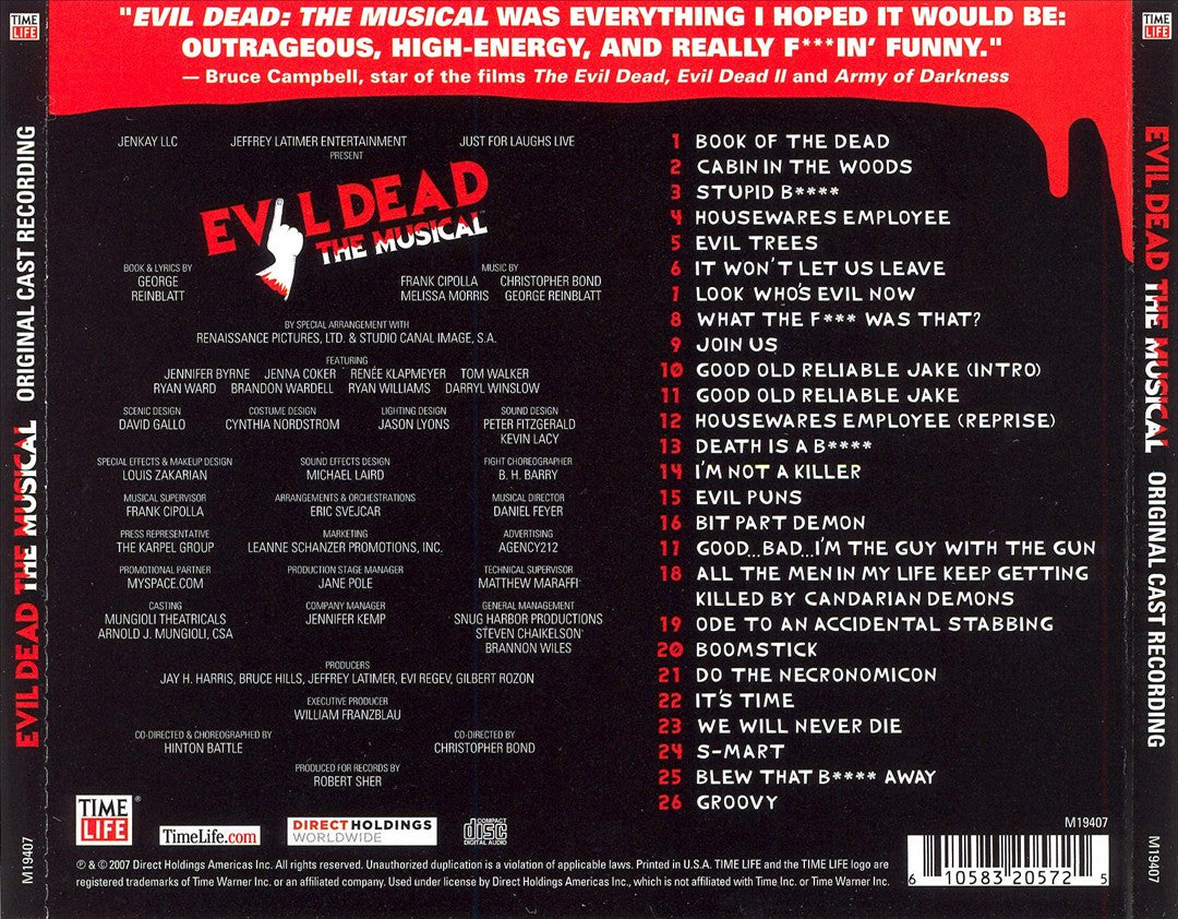 Evil Dead: The Musical [Original Cast Recording] cover art