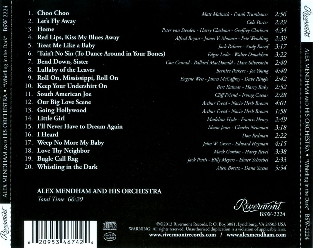 Whistling in the Dark cover art