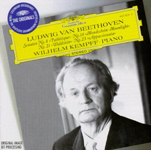 Beethoven: Sonaten No. 8 "Pathétique"; No. 14 "Mondschein"; No. 21 "Waldstein"; No. 23 "Appassionata" cover art