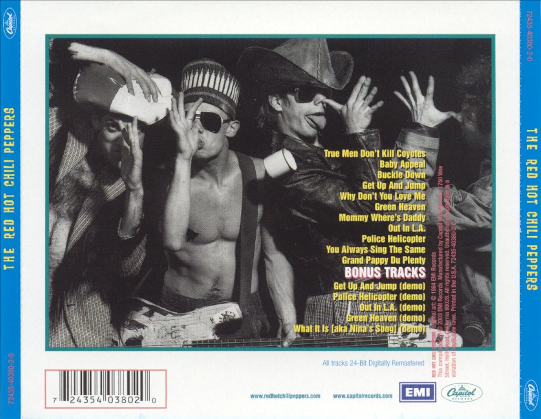 Red Hot Chili Peppers cover art
