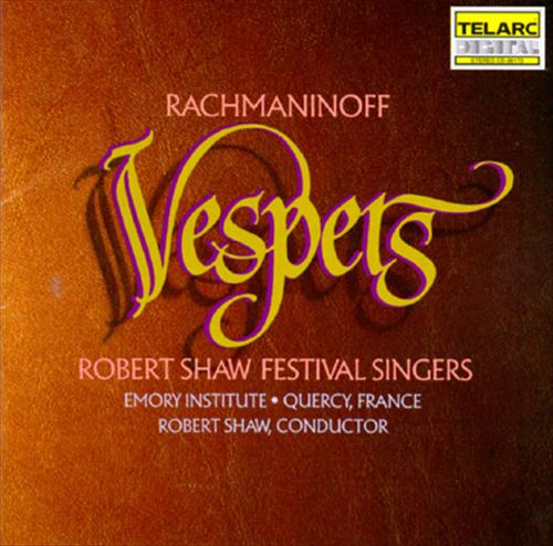 Rachmaninoff: Vespers cover art